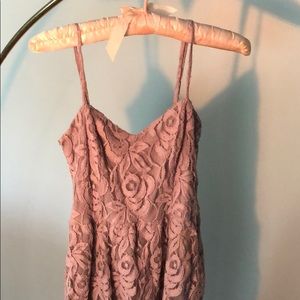 Violet lace dress